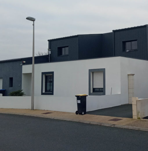 Surélévation de 56m2 en ossature bois Saint Rogatien Surélévation de 56m2 en ossature bois Saint Rogatien